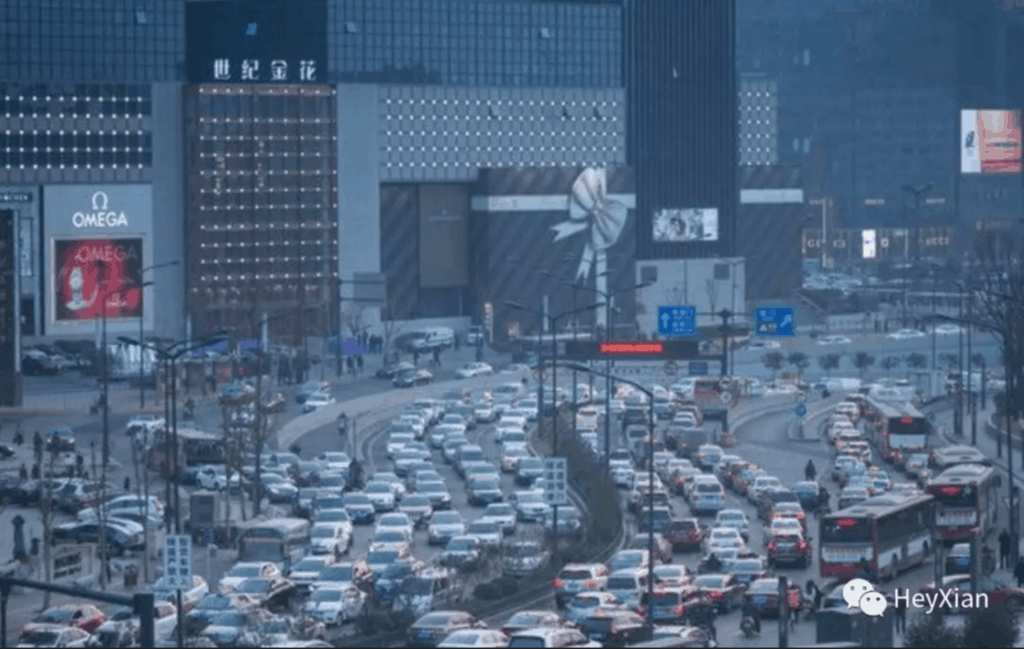 Xi'an is one of China's most congested cities 西安也是“堵城”之