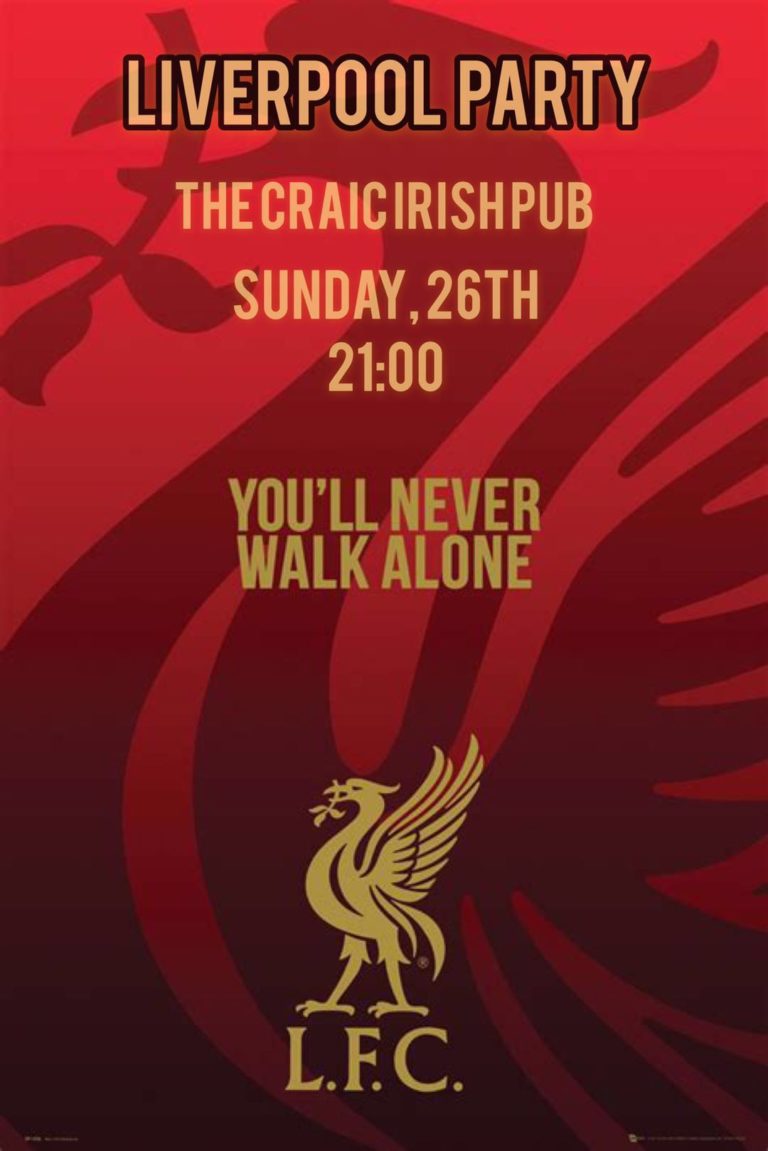 July 26 Liverpool Party @The Craic Irish Pub hey xian 2 768x1151