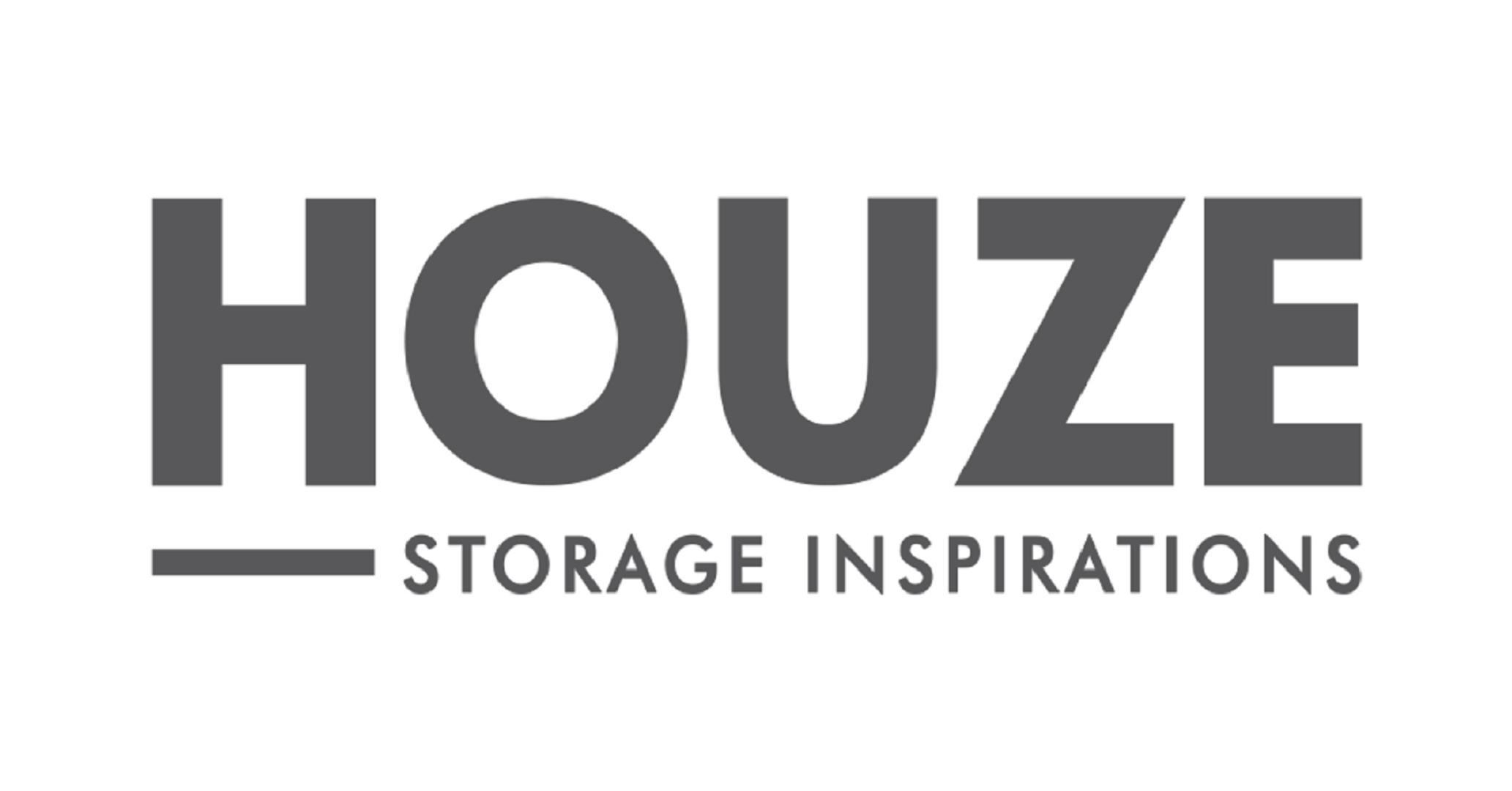 HOUZE logo rect mono white background